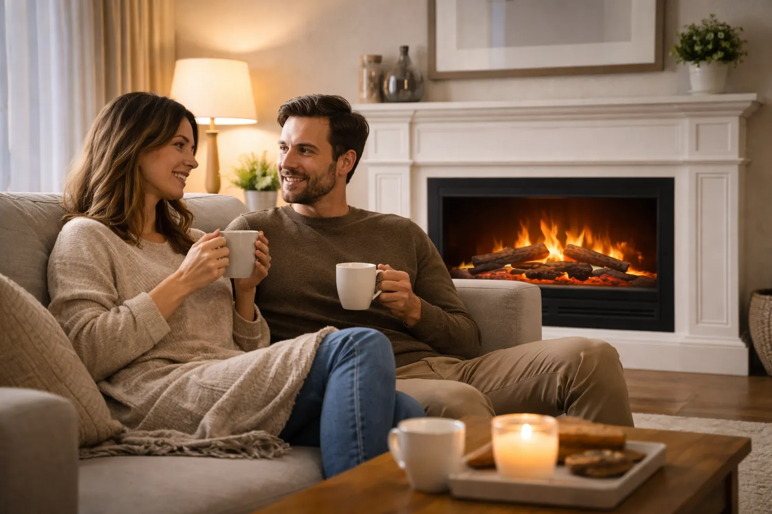 Șemineu electric decorativ pentru confort acasă Șemineu electric decorativ pentru confort acasă