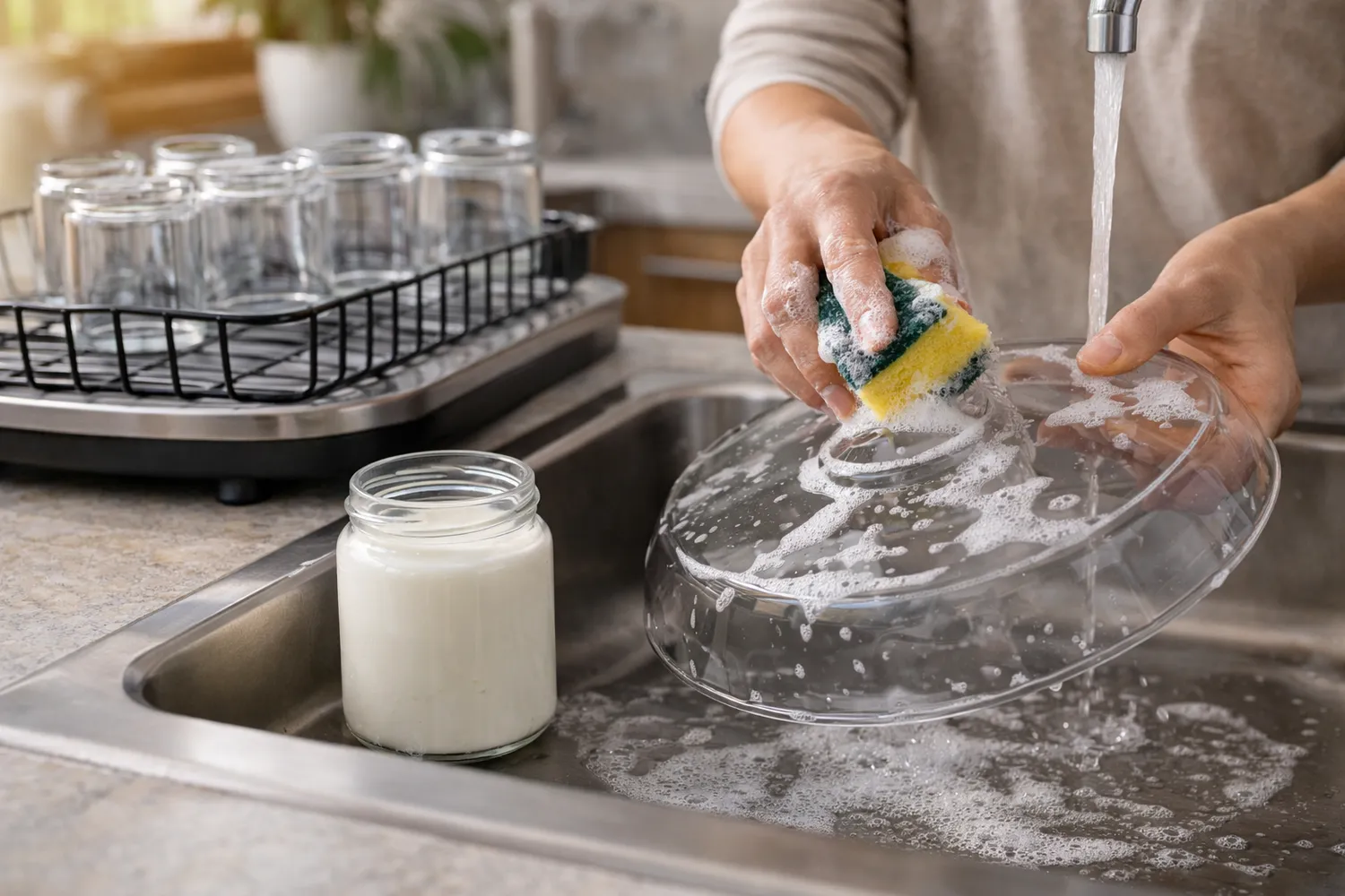 Curățare ușoară pentru aparatul de făcut iaurt