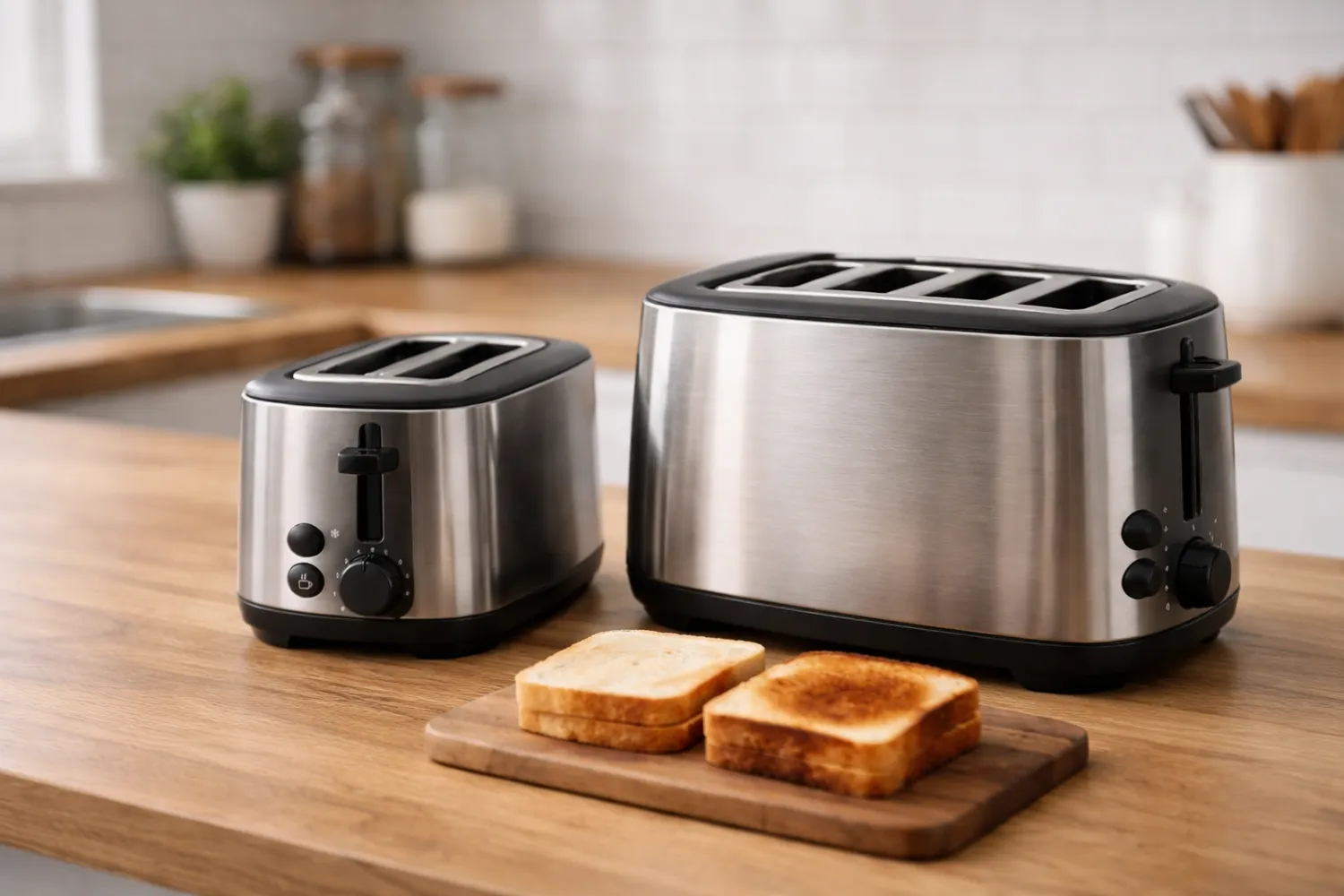 Prăjitor de pâine 2 felii vs 4 felii – comparație rapidă