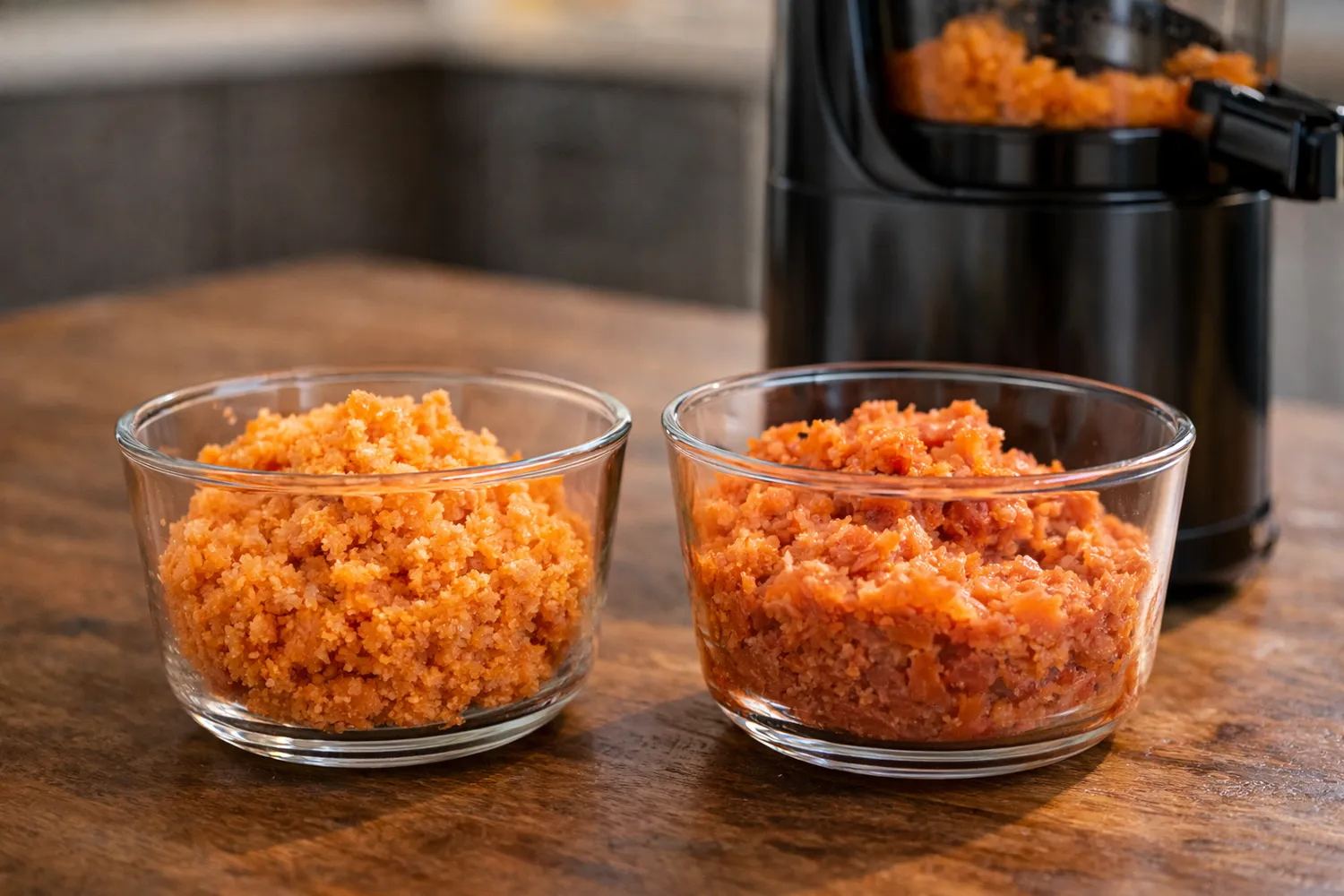 Pulpă uscată – semn de eficiență la presare la rece