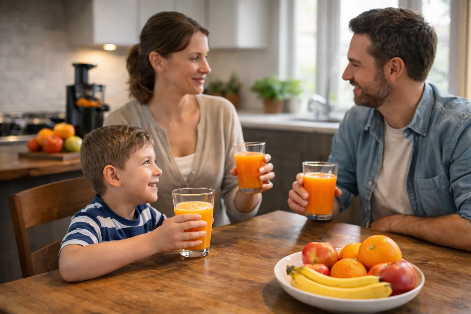 Suc proaspăt pentru familie – utilizare storcător presare la rece