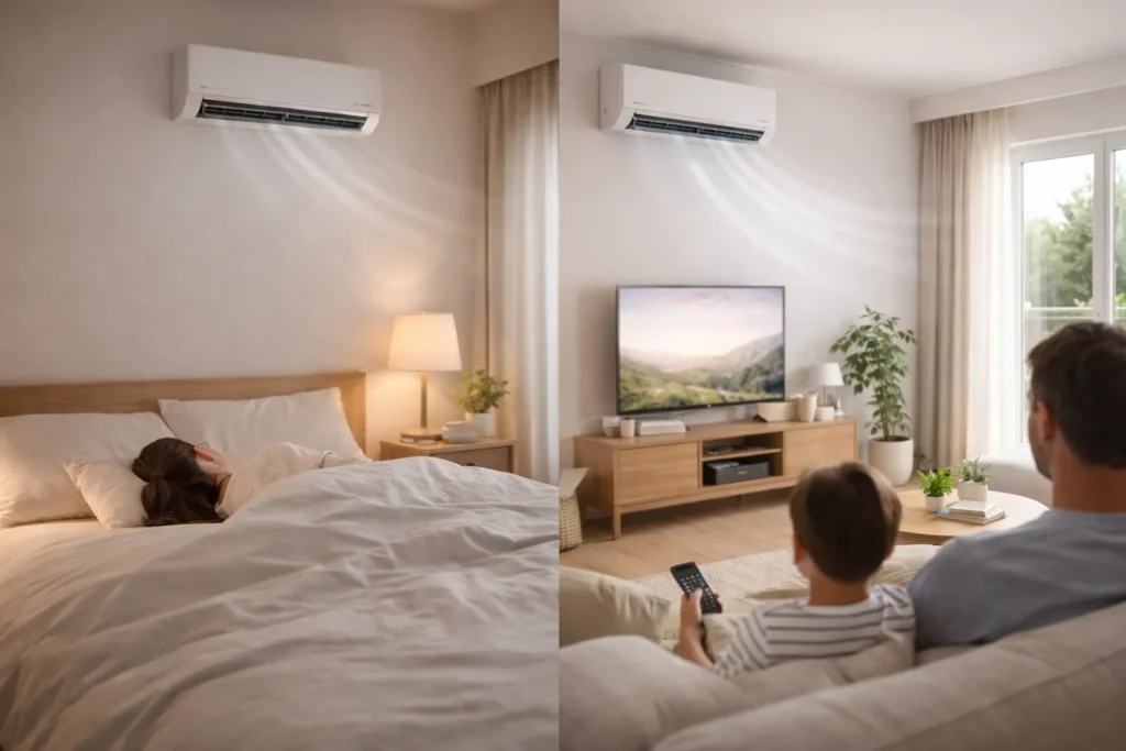 Aer condiționat potrivit pentru utilizare reală