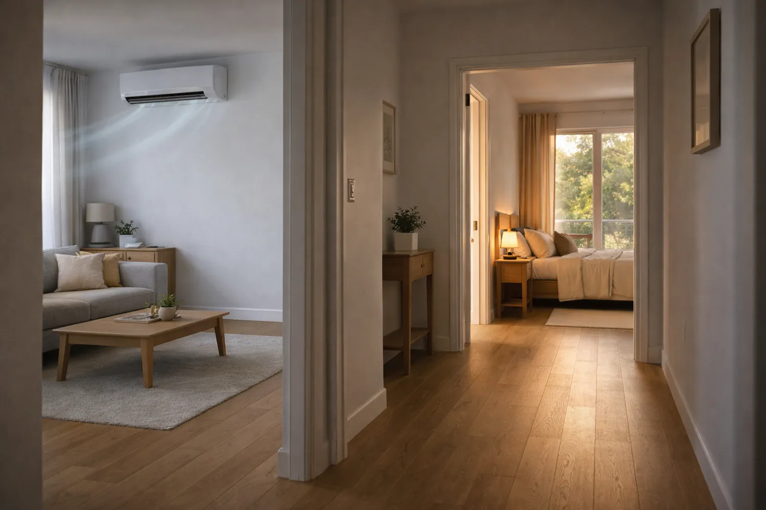 Cum răcește un aer condiționat un apartament de 2 camere