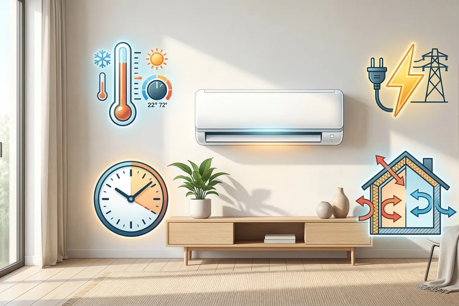 Factori principali care influențează consumul de energie al unui aer conditionat