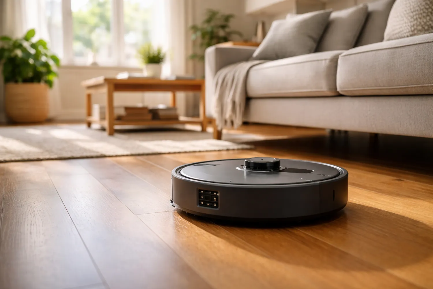 Aspirator robot care curăță automat podeaua Aspirator robot care curăță automat podeaua