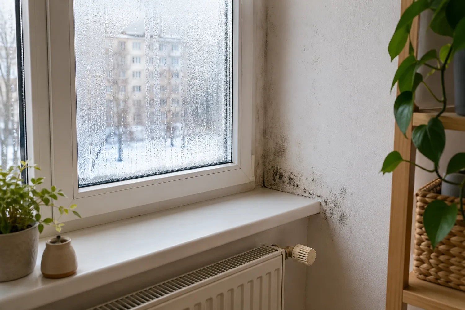 Condens pe geam De ce apare mucegaiul în apartament