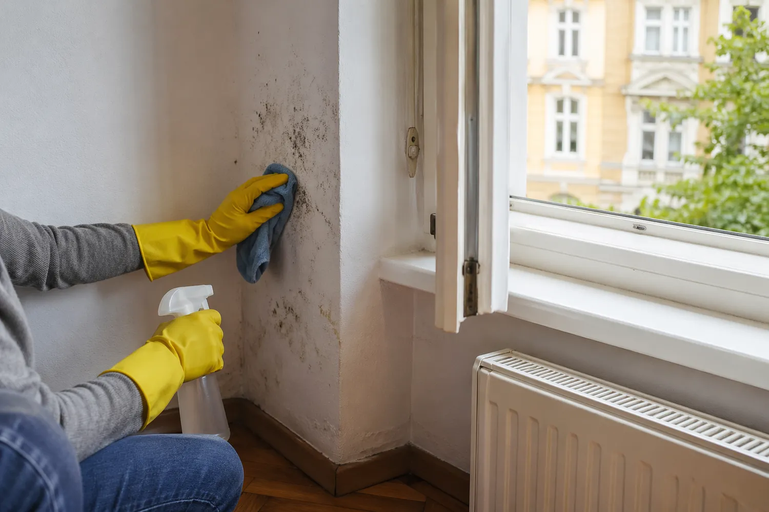 Curățare și aerisire împotriva mucegaiului