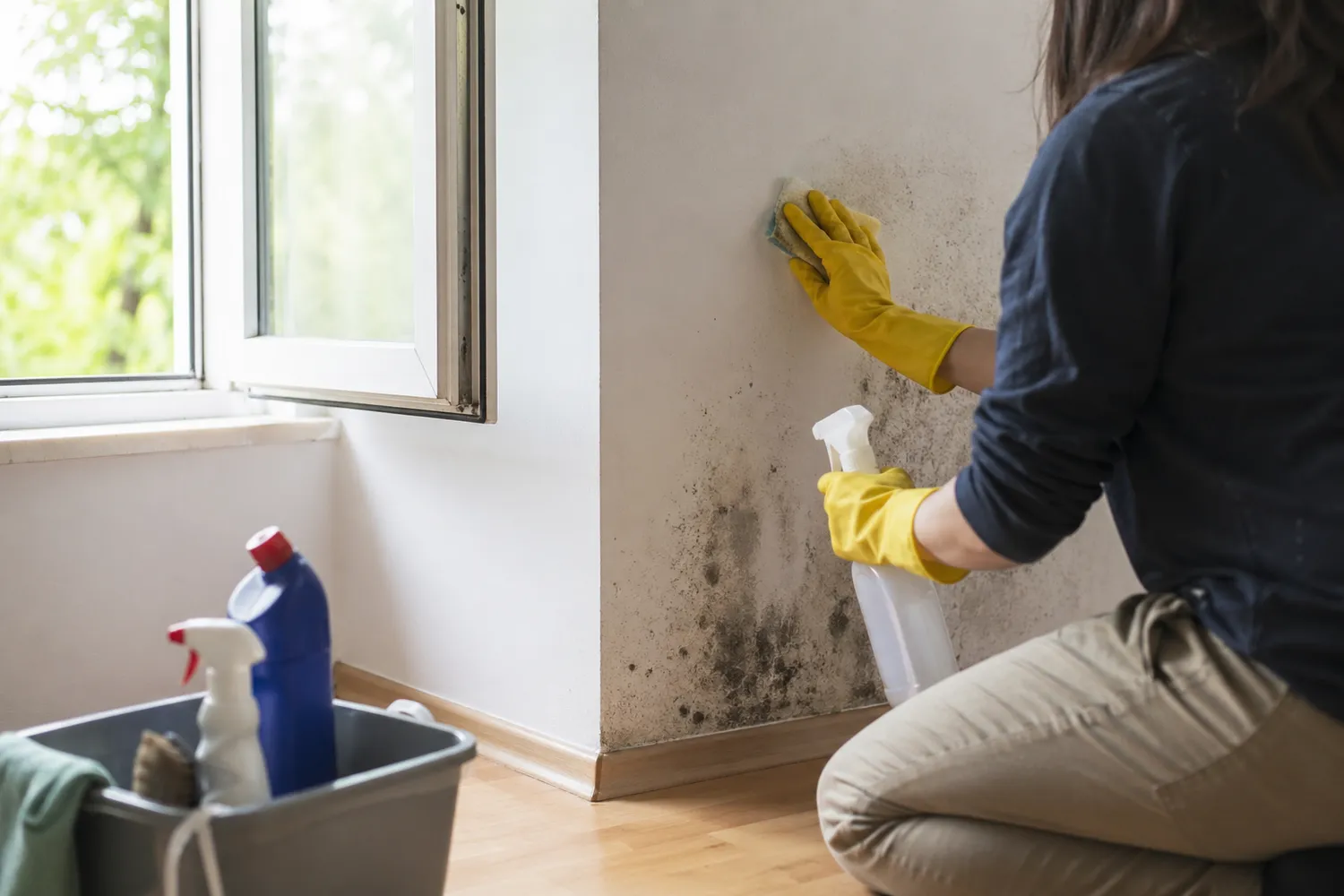 Curățarea mucegaiului din apartament