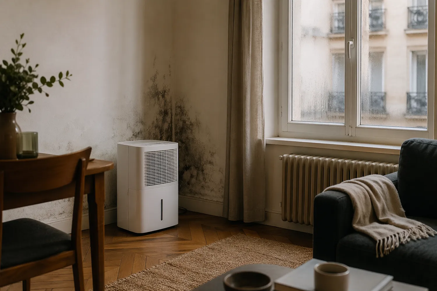 Dezumidificator pentru mucegai în apartament