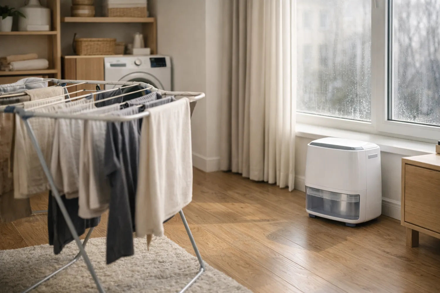 Dezumidificator pentru uscarea rufelor