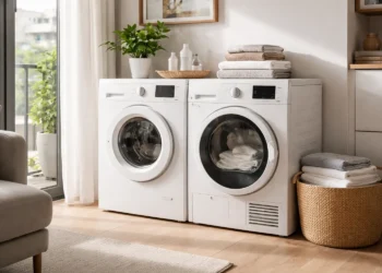 Uscător de rufe într-un apartament