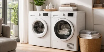 Uscător de rufe într-un apartament