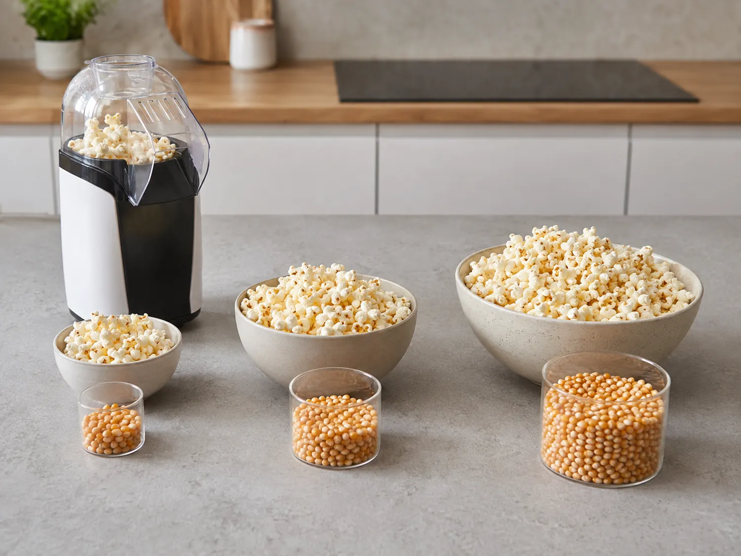 Alegerea capacității aparatului de popcorn