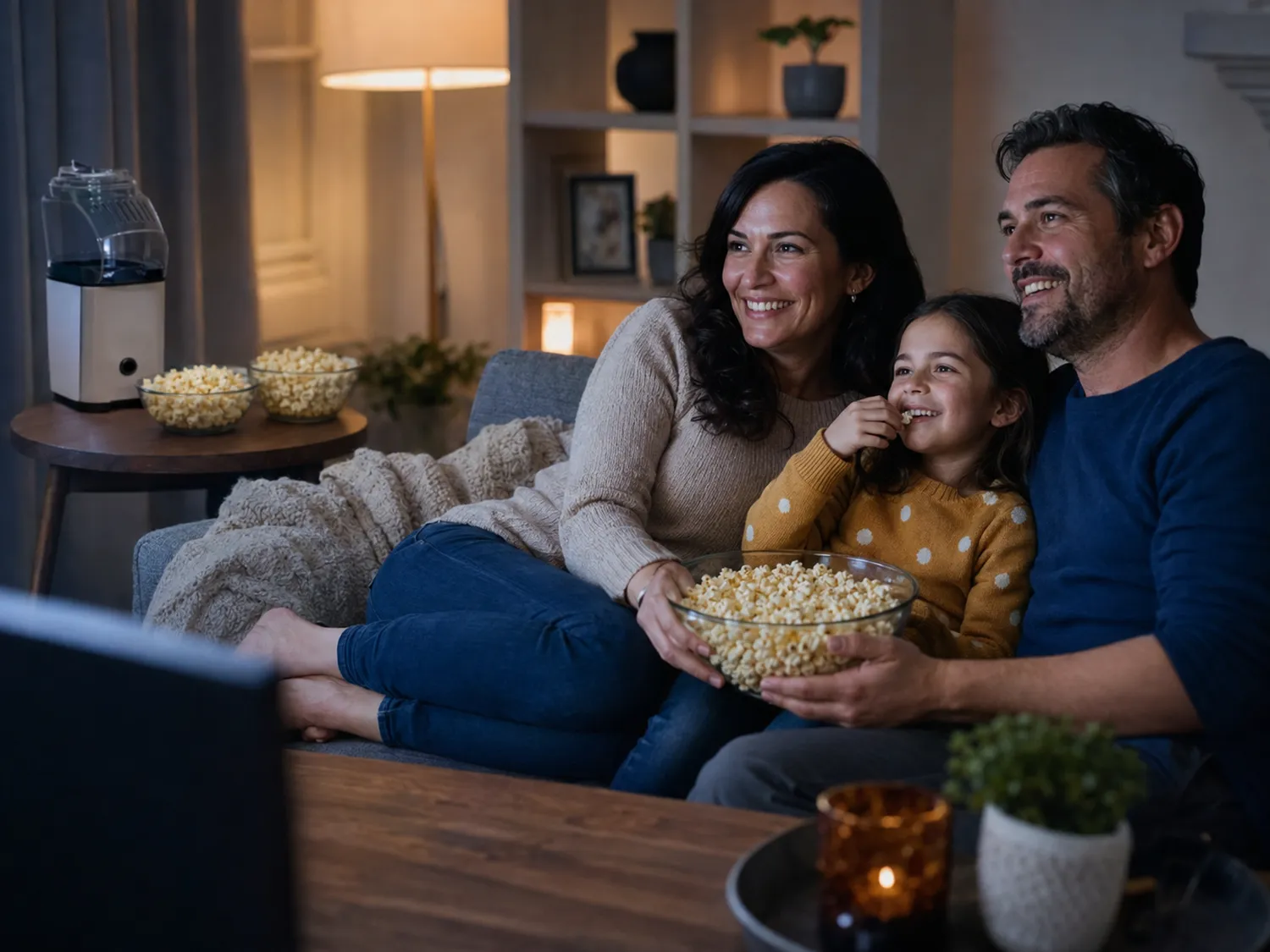 Popcorn preparat acasă pentru o seară de film