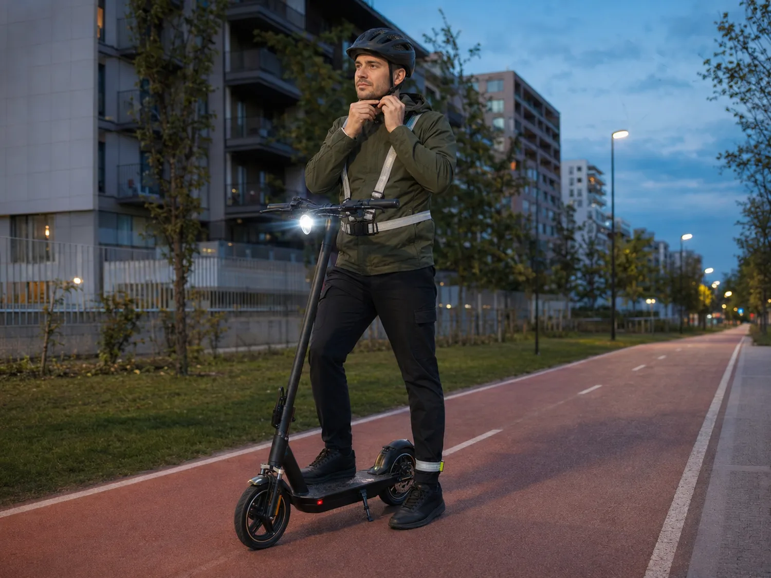 Echipament de protecție pentru trotinetă electrică