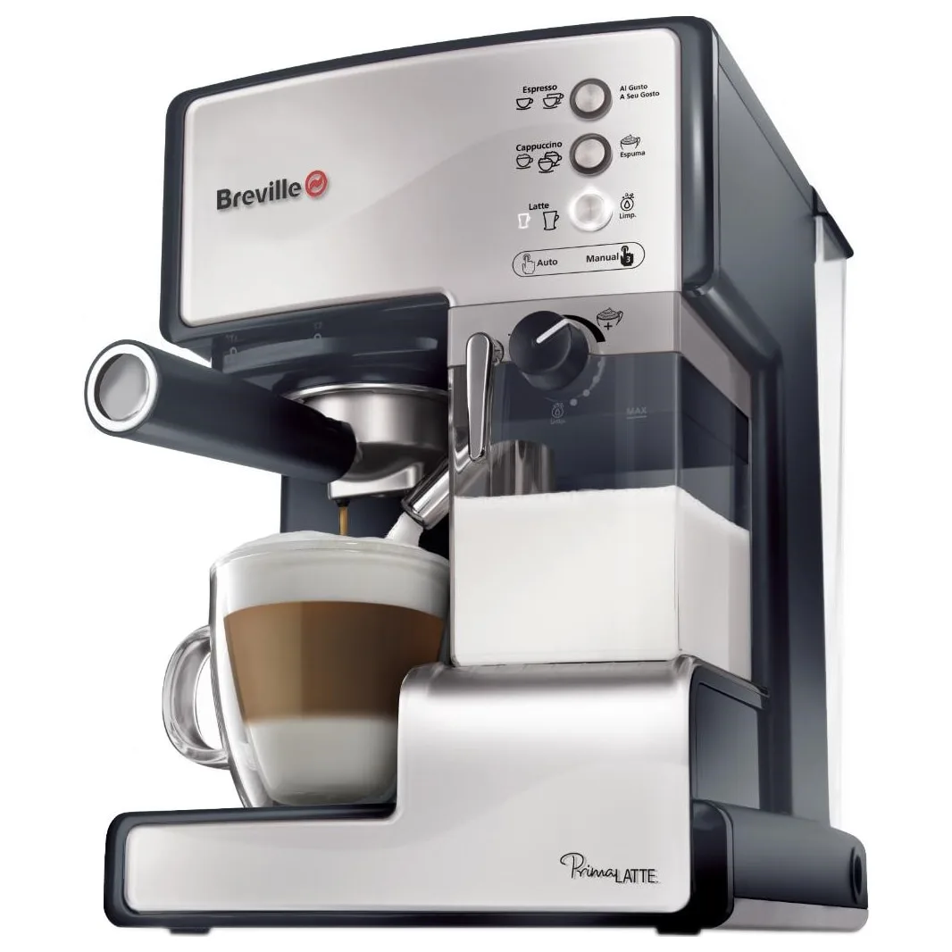 Espressor manual Breville Prima Latte VCF045X-01, 15 bari Espressor manual Breville Prima Latte VCF045X-01, 15 bari