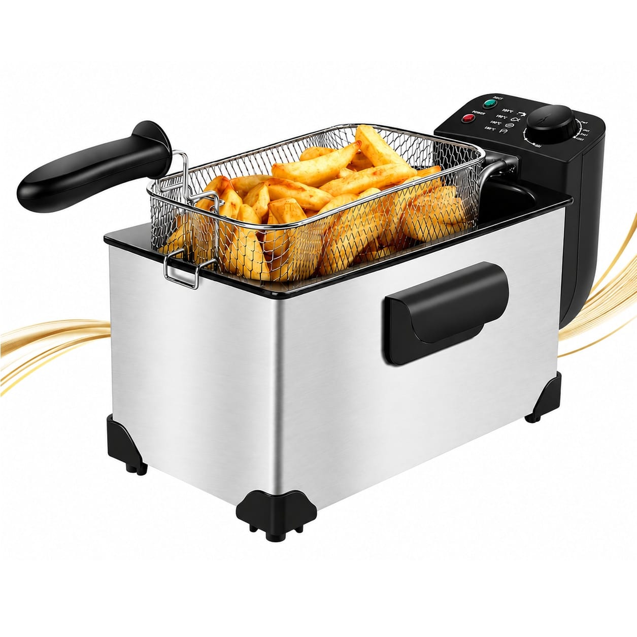 Friteuza profesionala Ushas, 2200W, 3 L Friteuza profesionala Ushas, 2200W, 3 L